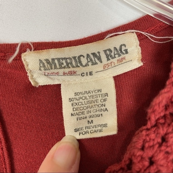 American Rag Cie Rust Belted Dress - Picture 7 of 7